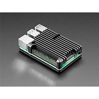 Adafruit 4341 ກ້ອງອະລູມິເນຍກະແຈລະດູ້ຄວາມຮ້ອນ Raspberry Pi 4 Case - ບໍ່ມີພັນ