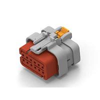 DEUTSCH - TE Connectivity 2320925-1 ກອງປະກອບ AS16 HT, ປລັກ, 12P, ການປິດມາດຕະຖານ, CodeA