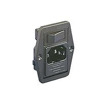 Bulgin BVB01/Z0000/11 ອິນເລັດຕິດຕາມ IEC FUSED INLET DP SW RED PWR MODULE