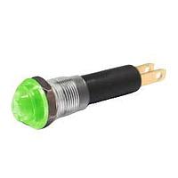 Mallory Sonalert FL1P-8NJ-2-G24V ໄຟສະແດງບົດບົນ LED ສີຂຽວ 8MM ນັດ 24VAC/DC