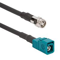 Amphenol RF 095-820-197M20L ການປະກອບສາຍ RF FAKRA ປັນຈຸດຕົວຍາວເພດ Jack ໄປ RP-TNC ປັນຈຸດຕົວຍາວເພດ Plug LMR-195 50 Ohm 20 ເມັດ Z Key Code (787.40 ນິດ)