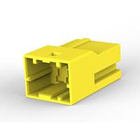 AMP Connectors - TE Connectivity 3-1903392-4 ຮູງຮັບ Receptacle GIC 2.5 W CAP HSG 3P ເຫຼືອງ