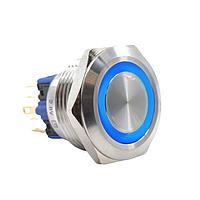 E-Switch PV9F2V0SS-341 Anti-Vandal 2P Momentary Blu LED 2A 48VDC Anti-vanda