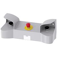 SIEMENS 3SU18533NB001AA1 ອຸປະກອນຄວບຄຸມ Command Device ENC METAL, 2-HAND CTRL BLK MH  W/ESTOP