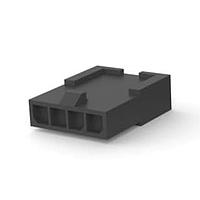 AMP Connectors - TE Connectivity 1445049-4 ປຸກຮາງ PLUG SINGLE F.H. 4P ຂອງຂະຫນາດອິດ