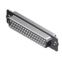 Molex / FCT 173109-0464 ຕົວເຊື່ອມ D-Sub - ຄວາມໜາ້ນມາດຕະຖານ FCT DSUB SLD RCPT 50 PN ມີຟລອດ