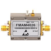 Fairview FMAM4026 Medium Power Amplifier at 1 Watt P1dB Operating From 820 MHz to 960 MHz with 15 dB Gain, 46 dBm IP3 and SMA