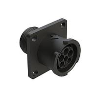 Amphenol SINE Systems FLS010N3W3S03 ຕົວເຊື່ອມ 6 POS SQUARE FLANGE RECEPT