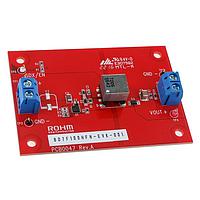 ROHM Semiconductor BD7F100HFN-EVK-002 ບອດປະເມີນຜົນຕົວຄວບຄຸມແຮງແຟງ - Switching Regulator ສໍາລັບ BD7F100HFN