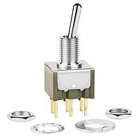 NKK Switches M2022SS1G03 ມິນິເຈີເຕີເທັກເກີ DPDT ON-NONE-ON