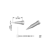 JBC C115103 ຫົວປາກບວດ (Ø 0.3, Conical Cartridge)