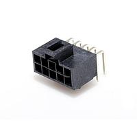 Molex 105314-1110 Shrouded NANOFIT HDR RA DLR 10CKT TIN BLK