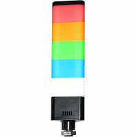 Mallory Sonalert JT028-RYGBC-CDL ຕົວບອກສະແດງ LED Panel Mount Indicators STK LIGHT RGBYC CONT DIRECT 80-90DB MULTI