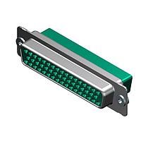 Molex / FCT 173109-0675 ຕໍ່ຕໍ່ D-Sub - ຄວາມໜາ້ນມາດຕະຖານ FCT DSUB CRP RCPT 50 PN W/FLOAT