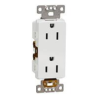 Square D SQR44111WH ປຸ່ມຮັບ TR 15A RECEPTACLE COMM WH