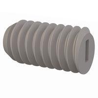 Essentra Components 010832G031 ຊຸດສະກຣູ Set Screw, ຫົວສະກຣູປະເລີດ Slotted Head, ການດັບກະດູກ #8-32 Thread, ຄວາມຍາວ 5/16 Lg