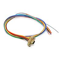 Cinch DCDM-9P6E5-18.0L ຂໍ້ມູນ Micro-D D-Sub Connectors MICRO 9C PIN 18" RBW JACKS