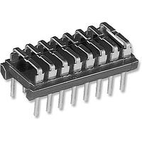Aries Electronics 08-675-191T ພິນສະຕຣິບ DIP PROGRAM HEADERS 8 PINS