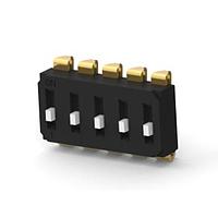 P&B 1-2319847-5 ສະຫນັບ DIP END STACK DIP 5P J RAISED TUBE