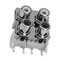 Switchcraft PJRAS2X2S01X ຕົວເຊື່ອມ RCA Phono 4P R/A PHONO JACK