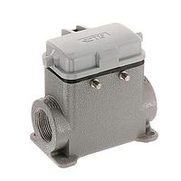 AMP Connectors - TE Connectivity T1490100221-000 ຝາກັບ Hood 9MM L 54MM H PG2x16 ທາງເຂົ້າດ້ານ