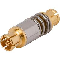 Amphenol SV Microwave 1132-4006 ຕົວແປ RF - ໃນຊຸດ SMPM F ເຖິງ F Bullet, ສະຫນັບສະຫນູນດ້ວຍລູກສົ້ມ