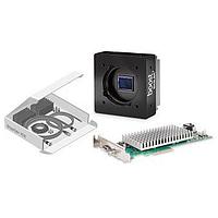 Basler 107924 ຊຸດປະເມີນ ຊຸດປະເມີນປະກອບໄປດ້ວຍກ້ອງສີ Basler boost 12 MP, ບັດຕໍ່ຂໍ້ມູນ CXP-12 ທີ່ກ່ຽວຂ້ອງ ແລະ ອົງປະກອນຈາກຊຸດເລີ່ມຕົ້ນ CXP-12.