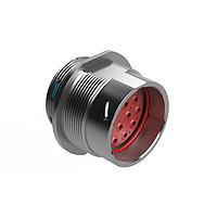 Amphenol SINE Systems AHDM04-24-16PR ຊຸດຕິດຕໍ່ຮັບສະຫນອງ, ຂະໜາດເປົາ 24, 16 ຕຳແໜ່ງ, ກະບອກ, ການປິດຜ່ານຂະໜາດຫຼຸດ, ການດັບກະທົບກວ້າງ