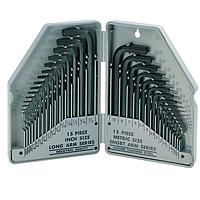 Proskit 8PK-027 30Pcs Metric &amp; Inch Combination Hex Key Set
