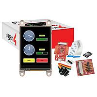 4D Systems SK-gen4-24D ຊຸດເຄື່ອງມືພັດທະນາຈໍເລີ່ມຕົ້ນສໍາລັບ gen4-uLCD-24D ພ້ອມກັບ uSD-4GB Industrial, gen4-IB, 4D-UPA ແລະ ສາຍສັ້ນ FFC 150mm