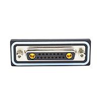 NorComp CDFR17W2213L411 ຕົວເຊື່ອມຕໍ່ Mixed Contact D-Sub 17W2 R/A solder F FL 4-40 int thrd 40 Amp