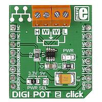 Mikroe MIKROE-2332 ແຜ່ນເພີ່ມ DIGI POT 2 click