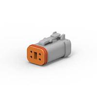DEUTSCH - TE Connectivity DT06-4S-C017 ປລັກ 4-Way 4P DT PLUG SOLID REAR GROMMET