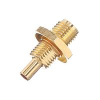 Amphenol RF 901-10769 ຕູ່ມຊື່ງ RF / ຕູ່ມຊື່ງ Coaxial RPSMA ST CBL-JCK BHD CRM