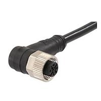 Molex 1200652310 ເສັ້ນສາຍອາເຄັດເຕີ / ເສັ້ນສາຍອັກຕູເວີ CSE M12 8P AC FE RA WSOR 1M SE UNSH BK