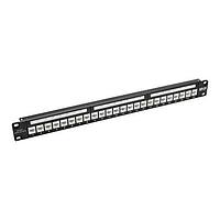 Tripp Lite N254-024-6AD ແຜ່ນຕໍ່ສາຍ 24-ພອດ 1U RACKMOUNT CAT6A PATCH PANEL