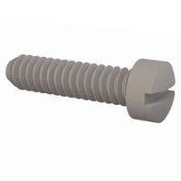 Essentra Components 010440F043 ສກຣູດເຄື່ອງຈັກ Fillister Slotted Screw, #4-40 Thread, 7/16 Lg