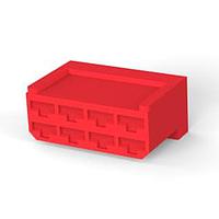 AMP Connectors - TE Connectivity 163007-1 ຮາວຊິ້ງ 8P.FASTIN-ON RC.HSG