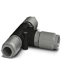 PHOENIX CONTACT 1411419 ຕົວເຊື່ອມມາດຕະຖານວົງກົມ QPD T 4PE6,0 3X12-20 GY