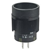 NKK Switches YB02KW01 ຕົວຊີ້ວັດຕິດຕູ້ / ຕົວຊີ້ວັດສະຫນັບສະຫນູນສະຕິກເກີ ROUND BUSHING MOUNT BODY ONLY