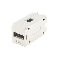 Panduit CMUSBAAIW ປະເພດ A ເຖິງ ປະເພດ A Mini-Com USB 2.0 FemA/FemA Cou