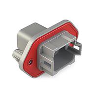 Amphenol SINE Systems AT04-08PA-PM12 ຕົວເຊື່ອມຕໍ່ 8 ຂາ Rcpt Pnl Mnt A Self-Thread ສີເທາະ Sea