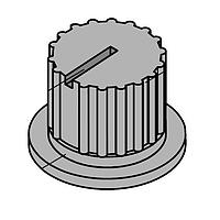 NKK Switches AT3009A ປຸ່ມດຳກວດສອບ ROTARY ສໍາລັບ NR01 SERIES