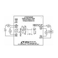Analog Devices DC1636A ບົດສະແດງຕົວຢ່າງຕົວຄວບຄຸມແຮງດັບໄຟຟ້າ - ຕົວຄວບຄຸມສະຫວັດດັບ LT3574EMS ປະຕິບັດງານແບບແບ່ງສ່ວນ - 10V = VI