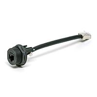 Amphenol LTW RDP-5SPFFP-SCM7B10 Cat 5e RJ, ຂະໜາດໃຫຍ່, ເປັນພລາສຕິກ, 1.5A, Cat 5e, ຮູບກ່ອງ, ການກວດສອບດ້ວຍການສະແກນສະບັບ, ບອດ PCB ໄປຫາປລັກ, ຮັບກັບສາຍ/ສາຍໄຟ, ຄວາມຍາວ 100mm, IP67 ທີ່ກົງກັນ