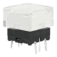 NKK Switches JB15LPE-JB ປຸ່ມກົດສະຕິກ OFF-(ON) PC MNT YLW CLEAR LENS/WHT DIFF