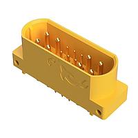 Amphenol Positronic GFSH89M37H/AA ຕົວເຊື່ອມຕໍ່ພະລັງງານຄວາມຫນາບຜົນປະສິດທິພາບສູງ, 8 ຂະໜາດ 16 ແລະ 9 ຂະໜາດ 22 ຕິດຕໍ່, ພິນ (ຜູ້ຊາຍ), ການບົດຊອດຕົວຕົນ - ການນໍາສົ່ງສູງ