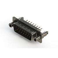 EDAC 627-M15-320-WT6 ຕົວເຊື່ອມ D-Sub - ຕົວເຊື່ອມ D-Sub ຄວາມໜາ້ຄວາມຖືກມາດຕະຖານ ແບບຕັ້ງຕົວແບບຕັດກະເປົາ