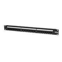 Tripp Lite N252-024 ແຜ່ນຕໍ່ສາຍ 24-ພອດ 1U RKMNT CAT6 110 PATCH PANEL