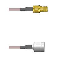 Amphenol Custom Cable Q-2T0510001018i ສາຍສະບັບ RF SMA-SJ/TNC-SP G178 18I